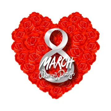 Vector modern valentines day or 8 march background. mothers day. greeting car Illustrazione stock