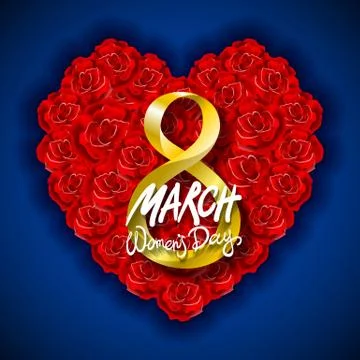 Vector modern valentines day or 8 march background. mothers day. greeting car Stock Illustration
