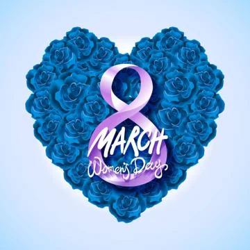 Vector modern valentines day or 8 march background. mothers day. greeting car Stock Illustration