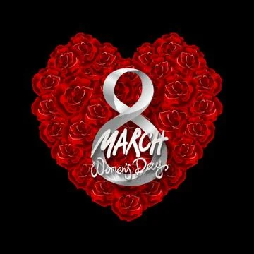 Vector modern valentines day or 8 march background. mothers day. greeting car Illustrazione stock