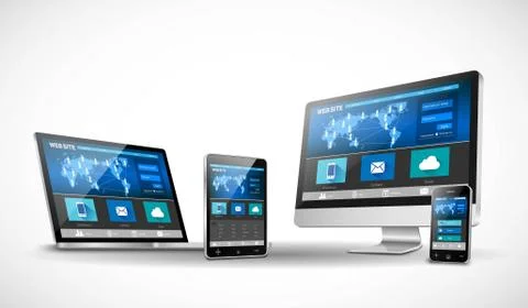 Vector modern web design Stock Illustration