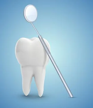 Vector molar tooth. beauty and health. tooth cleaning and personal care,denti Stock Illustration