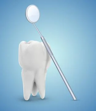 Vector molar tooth. beauty and health. tooth cleaning and personal care,denti Stock Illustration