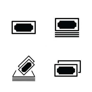 Vector money Icon design Stock Illustration