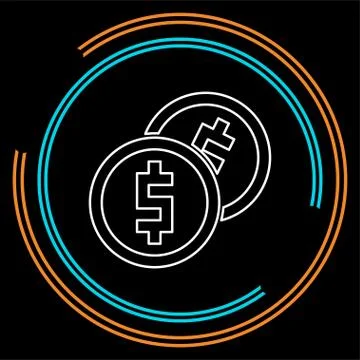 Vector money Icon. Payment system Stock Illustration