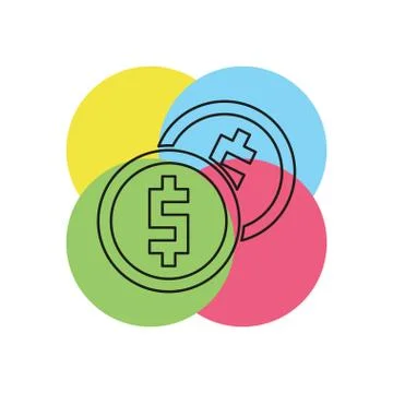 Vector money Icon. Payment system Stock Illustration