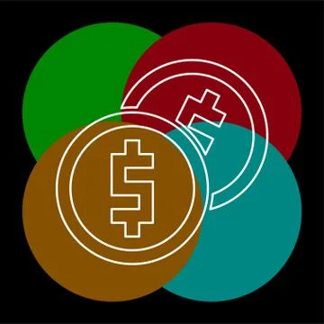 Vector money Icon. Payment system Stock Illustration