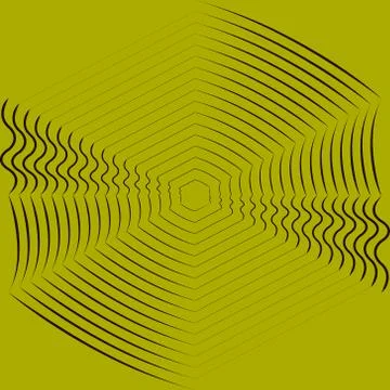 Vector mono line graphic design templates frame Stock Illustration