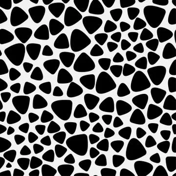 Vector monochrome background with stones. Seamless texture Stock-Illustration