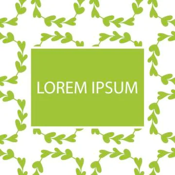 Vector monochrome design of posters, postcards and more . Pattern with Abstra Stock Illustration