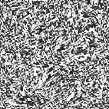 Vector monochrome glitch art background . Stock Illustration