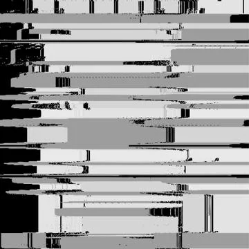 Vector monochrome glitch art background . イラスト素材