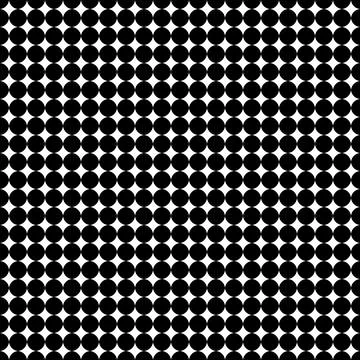 Vector. Monochrome pattern in the form of a circle consisting of stars. Stock Illustration