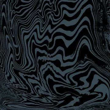 Vector monochrome suminagashi abstract background. Stock-Illustration