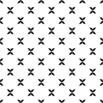 Vector monochrome white background with crosses. seamless texture Stock Illustration