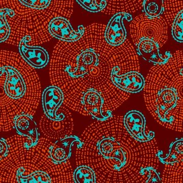 Vector mosaic art pattern. Curved mosaic image Illustrazione stock