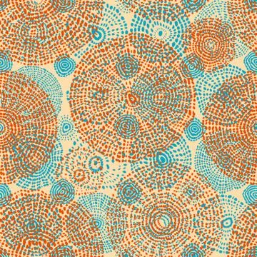 Vector mosaic art pattern. Curved mosaic image 스톡 일러스트
