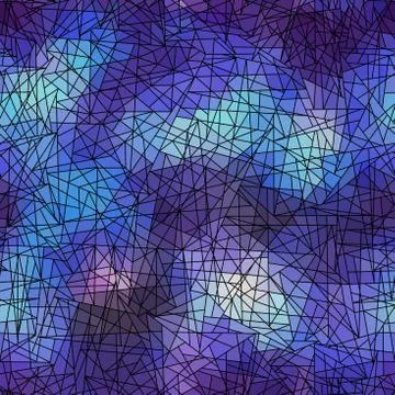 Vector mosaic art pattern. Curved mosaic image イラスト素材