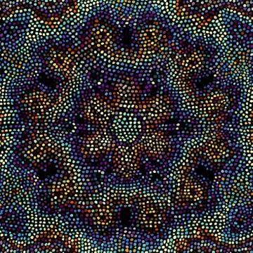 Vector mosaic art pattern. Vector mosaic image 스톡 일러스트