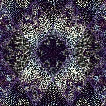 Vector mosaic art pattern. Vector mosaic image Ilustración de archivo