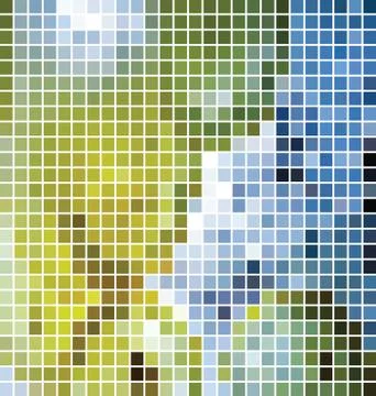 Vector mosaic background Stock Illustration