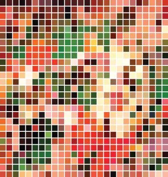Vector mosaic background Illustrazione stock