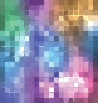 Vector mosaic background Stock Illustration