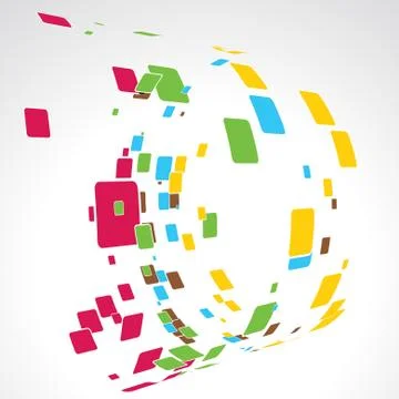 Vector mosaic 스톡 일러스트