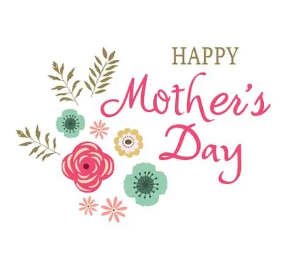 Vector Mother's day Stock Illustration