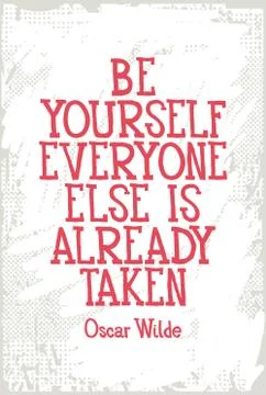 Vector motivation quote poster hand drawn Stock Illustration