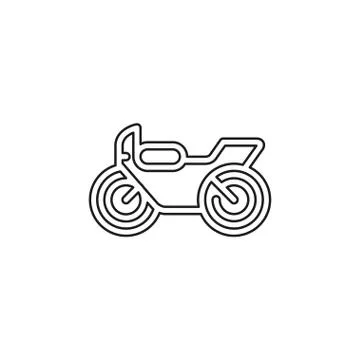 Vector Motorcycle illustration Stock Illustration
