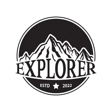 Vector of mountains Stock Illustration