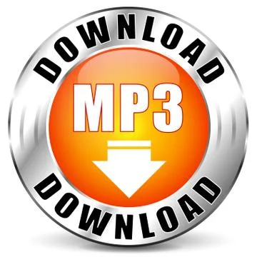 Vector mp3 download icon Stock Illustration