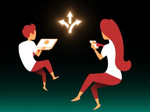 Vector multi device in gradient style. Editable illustration Stock Illustration