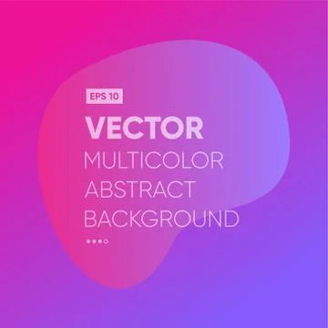 Vector multicolor abstract background art trendy illustration Illustrazione stock