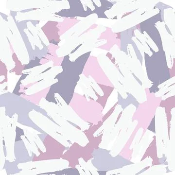 Vector multicolor seamless pattern from blots. Free form abstract spots. Design Stock Illustration