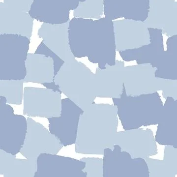 Vector multicolor seamless pattern from blots. Free form abstract spots. Design Stock Illustration