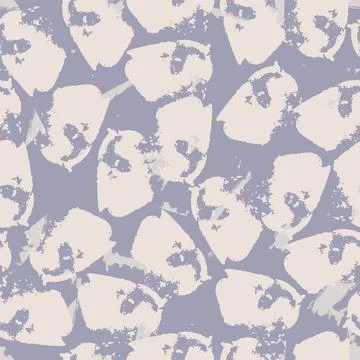 Vector multicolor seamless pattern from blots. Free form abstract spots. Design Stock Illustration