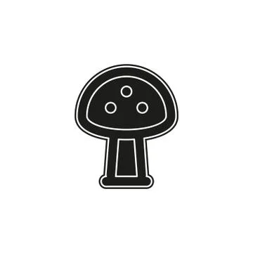 Vector Mushroom vegetable illustration Stock Illustration