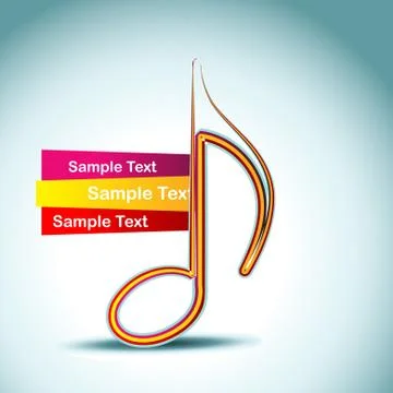 Vector music background Stock Illustration