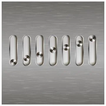 Vector music equalizer with mixing console 스톡 일러스트