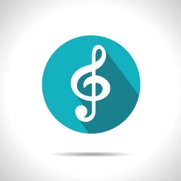 Vector music icon. Eps10 Stock Illustration