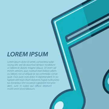 Vector music icon. Eps10 Stock Illustration