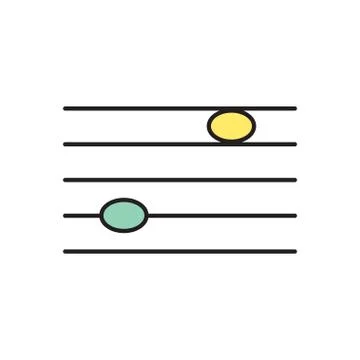 Vector music icon. Eps10 Stock Illustration