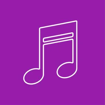 Vector music icon. Eps10 Stock Illustration