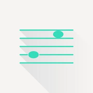 Vector music icon Stock Illustration