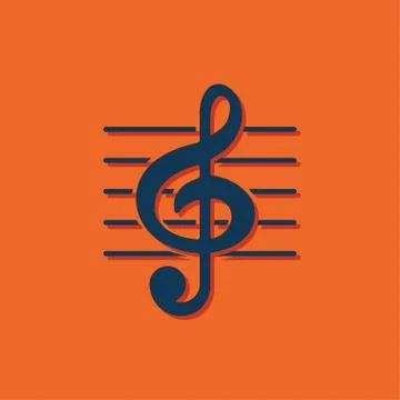 Vector music icon Stock Illustration