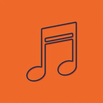 Vector music icon Stock Illustration