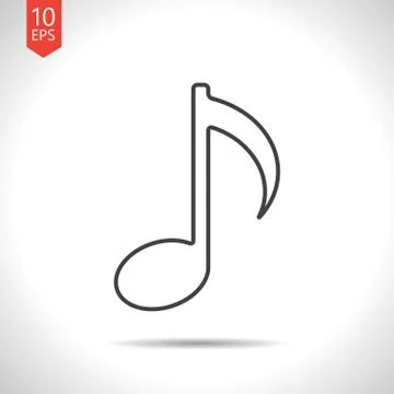 Vector music icon Stock Illustration