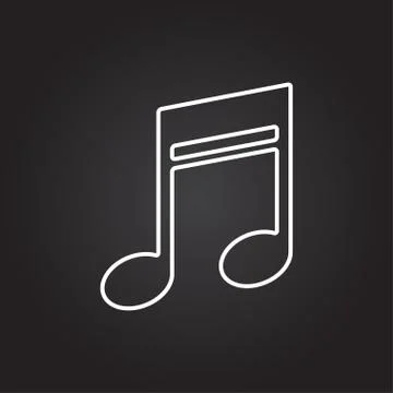 Vector music icon Stock Illustration